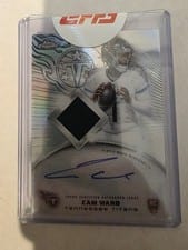 Cam Ward 2025 Topps Chrome Rookie Patch Autographs card