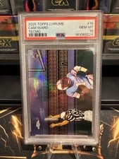 2025 Topps Chrome Tecmo Cam Ward #TECMO-16 card