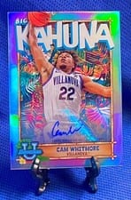 2022-23 Bowman University Chrome The Big Kahuna Autographs Cam Whitmore #TBK-24 card