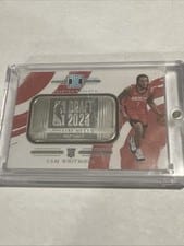 2023-24 Panini Impeccable Silver Draft Logo Cam Whitmore #19 card