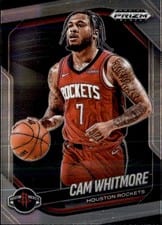 2024-25 Panini Prizm Black Base Set Cam Whitmore #199 card