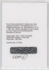 2021-22 SPx SPx Rookie Signatures Cam York #SPXR-CY card
