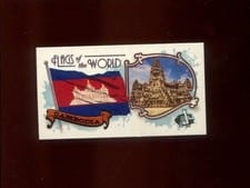 2024 Topps Allen & Ginter Flags of the World Mini Cambodia #FOTW-48 card