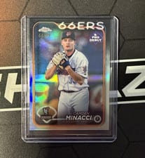 2024 Topps Pro Debut Chrome Camden Minacci #PDC-118 card