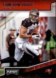 2018 Panini Playoff Base Set Cameron Brate #186 card