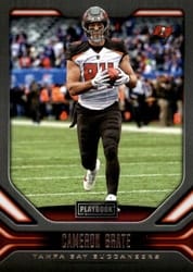 2019 Panini Playbook Base Set Cameron Brate #81 card