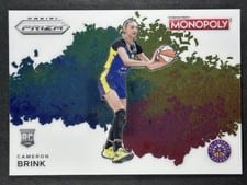 Cameron Brink 2024 Panini Prizm Monopoly WNBA Money Blast White card