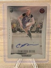 Cameron Brink 2024 Panini Prizm WNBA Throwback Signatures card