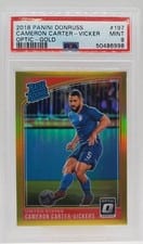 2018 Panini Donruss Cameron Carter Vickers Optic Gold #197 card