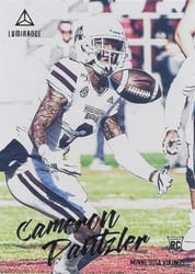 2020 Panini Luminance Base Set Cameron Dantzler #123 card