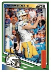 2025 Score Base Set Cameron Dicker #127 card