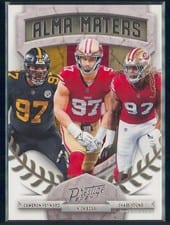 2024 Panini Prestige Alma Maters Cameron Heyward / Chase Young / Nick Bosa #5 card