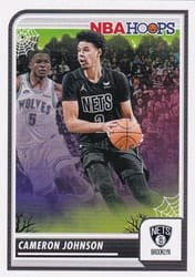2023-24 Hoops Haunted Hoops Base Set Cameron Johnson #93 card