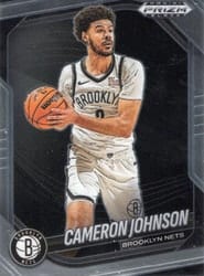 2024-25 Panini Prizm Black Base Set Cameron Johnson #66 card
