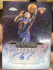 2025-26 Topps Chrome Stratospheric Signatures Cameron Johnson #SM-CJ card