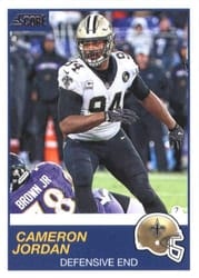 2019 Score Base Set Cameron Jordan #269 card