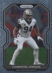 2020 Panini Prizm Base Set Cameron Jordan #250 card