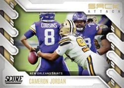 2022 Score Sack Attack Cameron Jordan #SA-CJ card