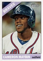 2015 Topps Heritage Base Set Cameron Maybin #519 card