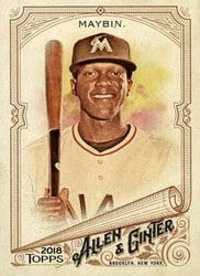 2018 Topps Allen & Ginter Base Set Cameron Maybin #4 card