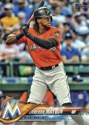 2018 Topps Base Set Cameron Maybin #641 card