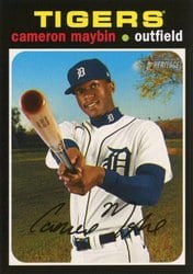 2020 Topps Heritage Base Set Cameron Maybin #590 card