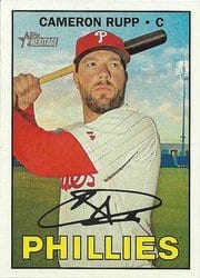 2016 Topps Heritage Base Set Cameron Rupp #658 card