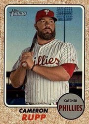 2017 Topps Heritage Base Set Cameron Rupp #533 card