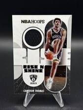 2021-22 Hoops Winter Rise N Shine Memorabilia Cameron Thomas #RS-CT card