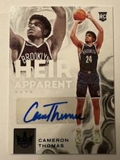 2021-22 Panini Court Kings Heir Apparent Cameron Thomas #HA-CTH card