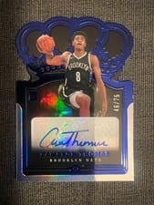 2021-22 Panini Crown Royale Rookie Crown Autographs Cameron Thomas #RC-CTH card