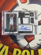 2021-22 Panini One and One Prime Rookie Jersey Autographs Cameron Thomas #PR-CMT card