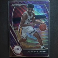 2021 Panini Prizm Draft Picks Cameron Thomas #18 card