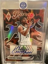 2023-24 Panini Phoenix Fuego Autographs Cameron Thomas #FA-CAM card