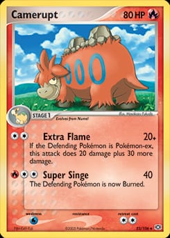 2005 Emerald Camerupt #23 card