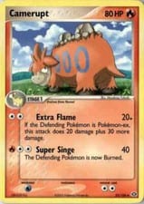 2005 Emerald Camerupt ex #92 card