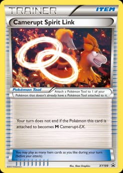 XY Black Star Promos Camerupt Spirit Link #XY199 card