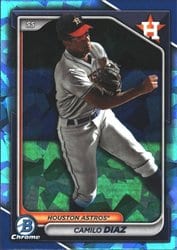 2024 Bowman Sapphire Edition Base Set Camilo Diaz #BCP-135 card