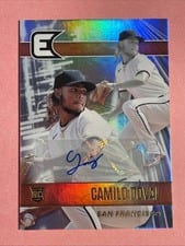 2022 Panini Chronicles Essentials Autographs Camilo Doval #12 card