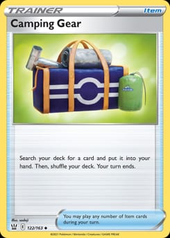 Battle Styles Camping Gear #122 card