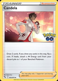 Pokémon GO Candela #65 card