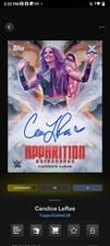 2025 Topps Exalted WWE Wrestling Apparition Autographs Candice LeRae #APA-CLR card