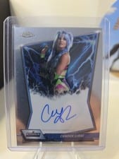 2026 Topps Chrome WWE Blue Brand Autographs Candice LeRae #BBA-CAN card