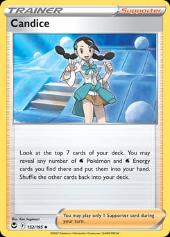Silver Tempest Candice #152 card