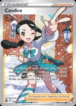 2022 Silver Tempest Candice #189 card