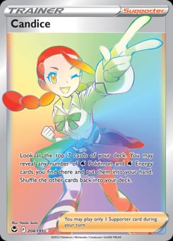 2022 Silver Tempest Candice #204 card