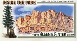 2022 Topps Allen & Ginter Mini Inside the Park Capitol Reef National Park #ITP-29 card
