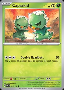 Obsidian Flames Capsakid #24 card