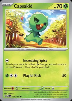 Scarlet & Violet Capsakid #28 card
