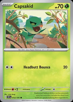 Surging Sparks Capsakid #12 card